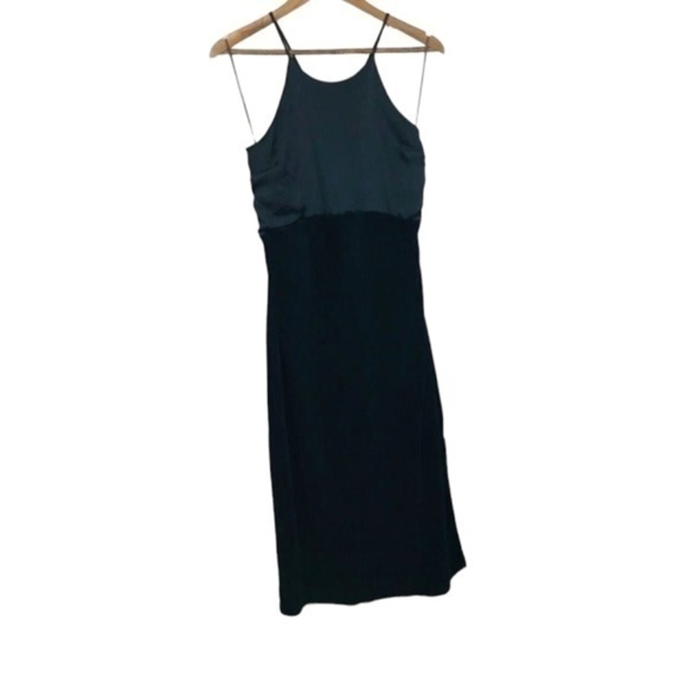 Juicy Couture Black Label Midi Dress Size 10 NEW Romantic Goth Minimalist Sexy